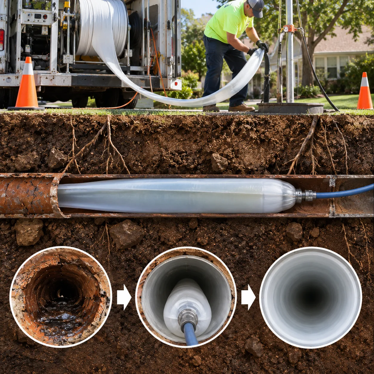 Pipe Lining (Cured-In-Place Pipe)